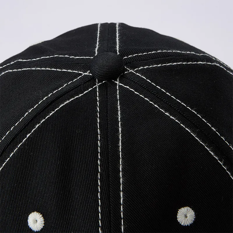 FILA FUSION Cotton Baseball Caps Unisex Black-5
