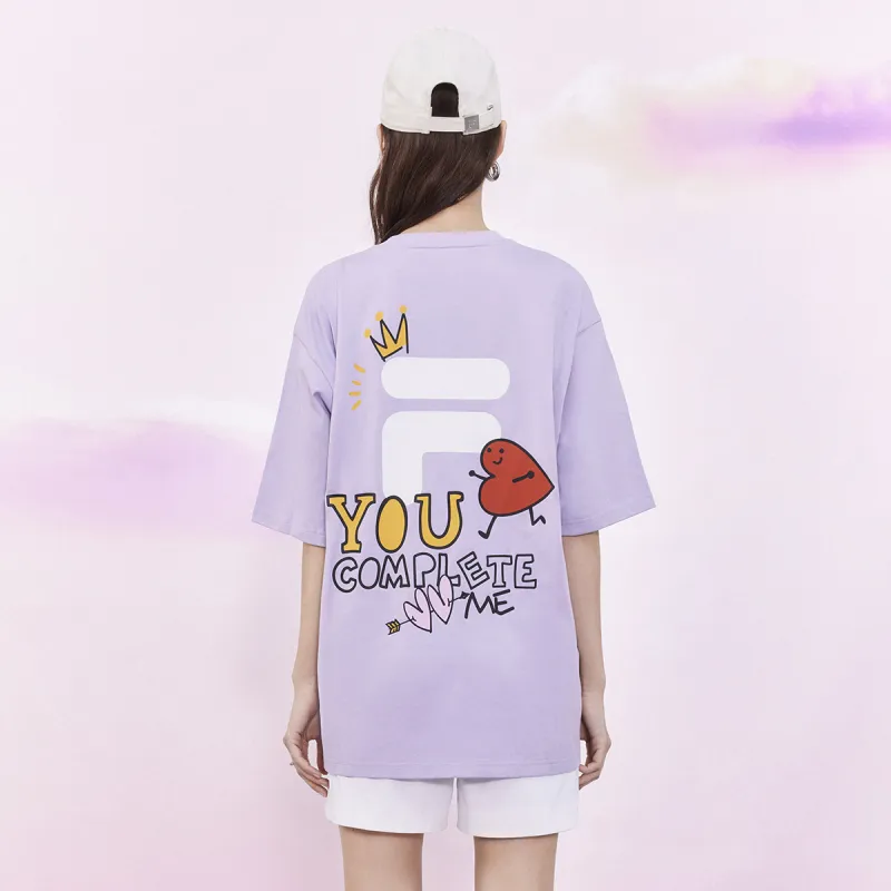FILA FUSION T Shirt Unisex Fantasy Purple-3