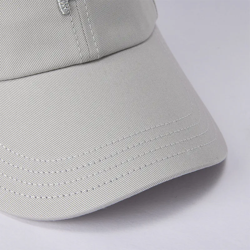 FILA FUSION Cotton Baseball Caps Unisex Blue Mist Gray-6