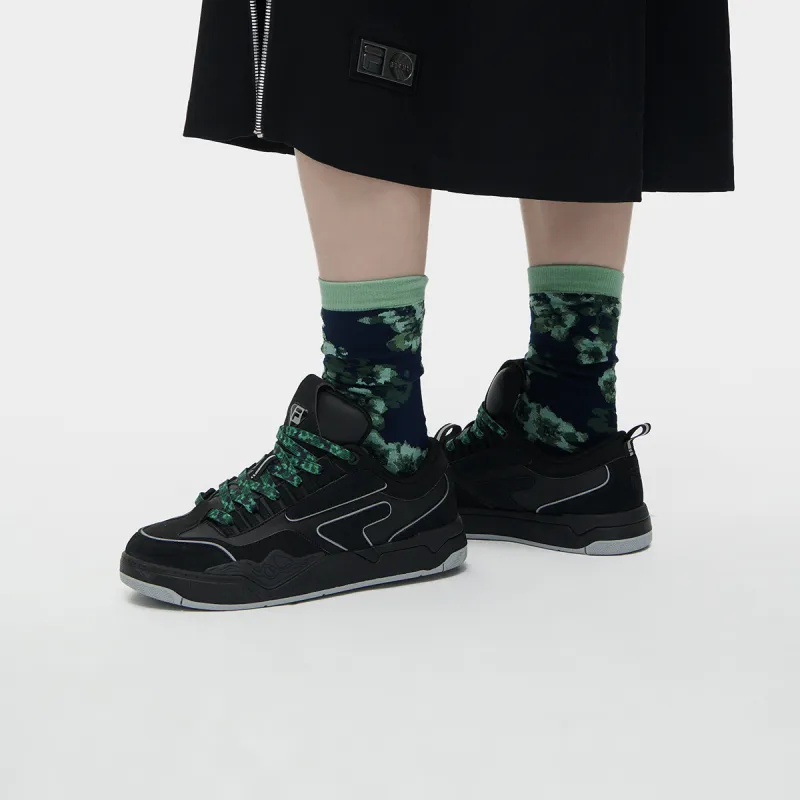 FILA FUSION Nollie X Beams Sneakers 'Black Green' Women's-5
