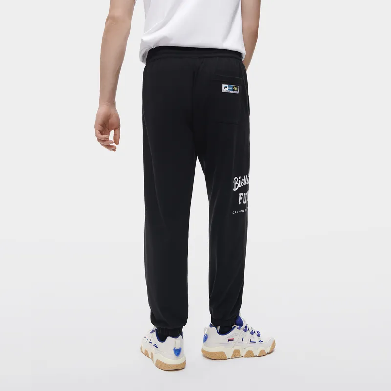FILA FUSION Casual Pants Men Black-4
