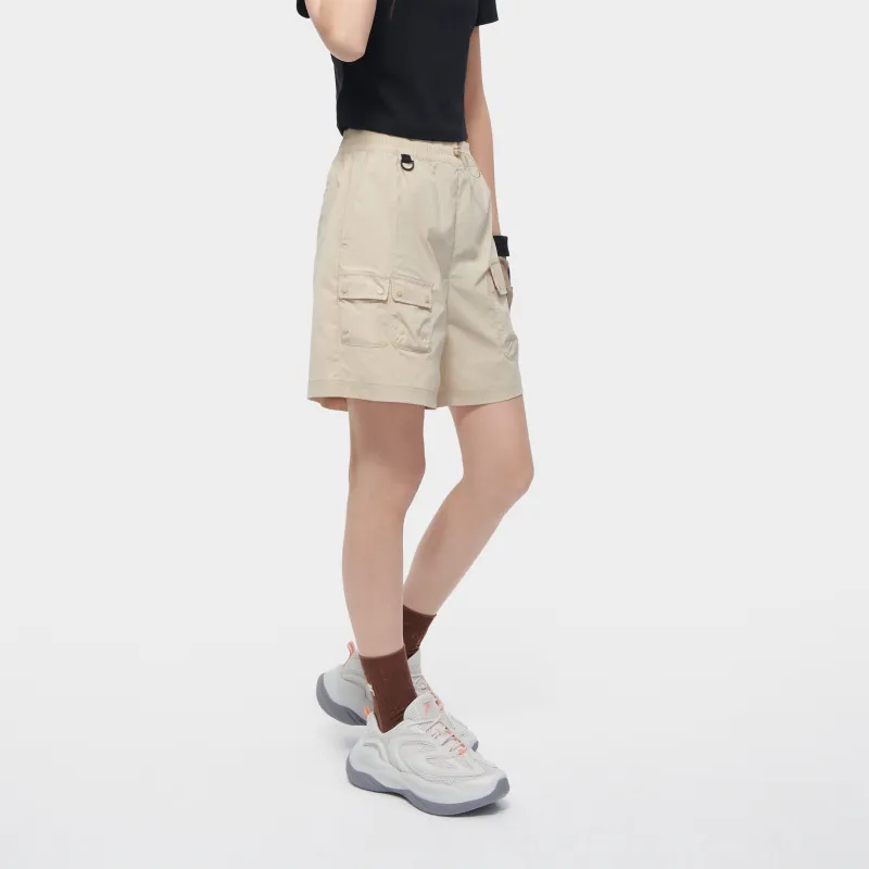 FILA FUSION URBAN TECH Casual Shorts Women's Khaki-3