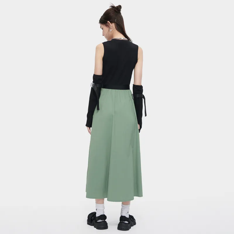 FILA FUSION SS24 Short Sleeved Dress Women's Black-3