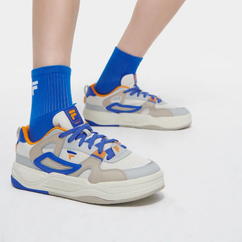FILA FUSION BANK II Low Top Skateboard Shoes Men's White-7