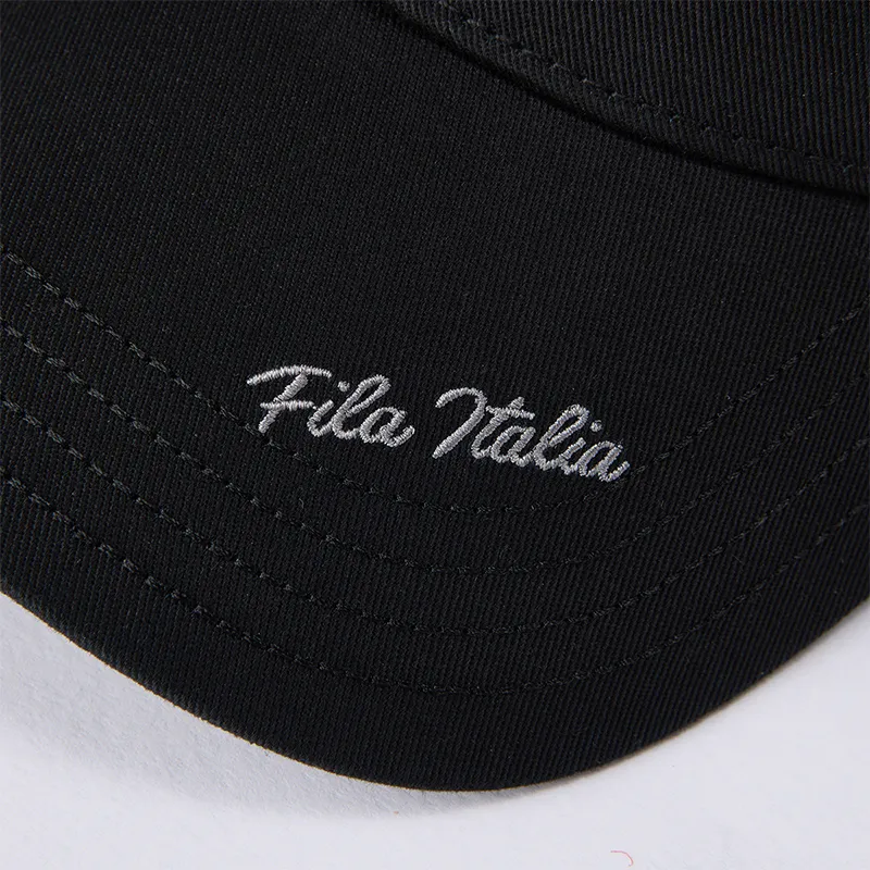 FILA FUSION Cotton Baseball Caps Unisex Pitch Black-6