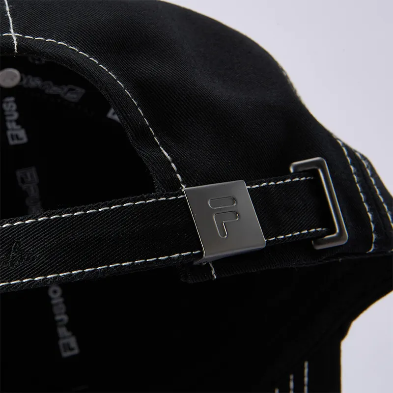 FILA FUSION Cotton Baseball Caps Unisex Black-7