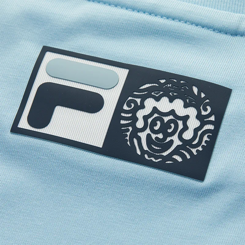 FILA FUSION x MR.DOODLE T Shirt Women's Deli Blue LB-5