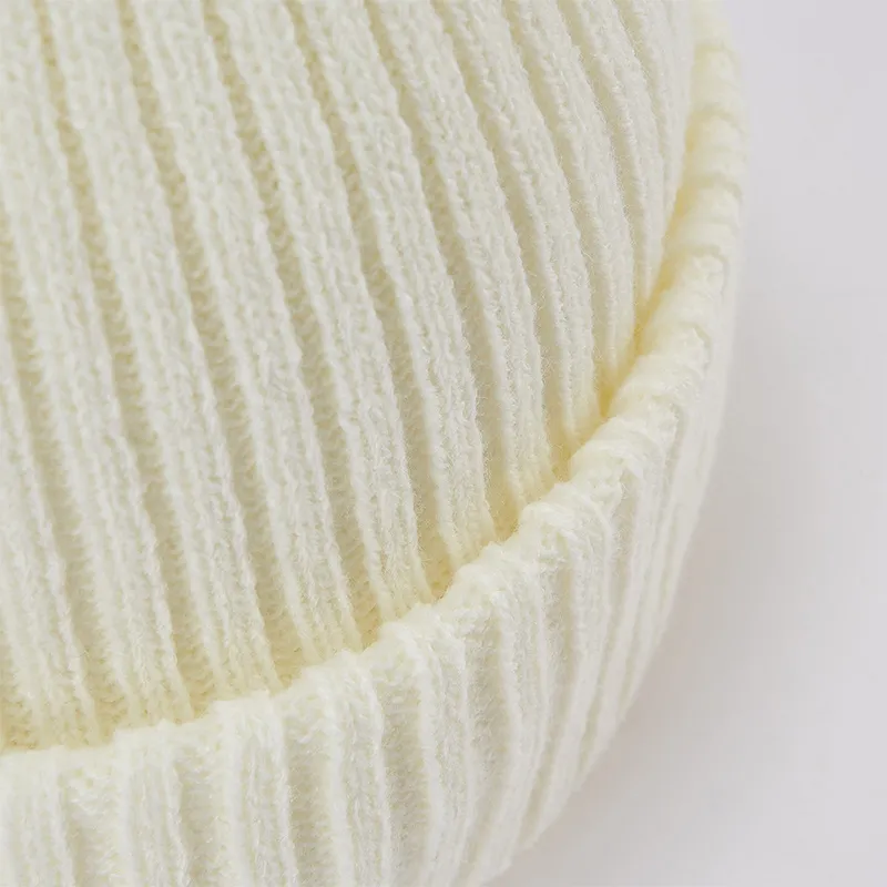 FILA FUSION Acrylic Beanies Unisex Marshmallow White-3