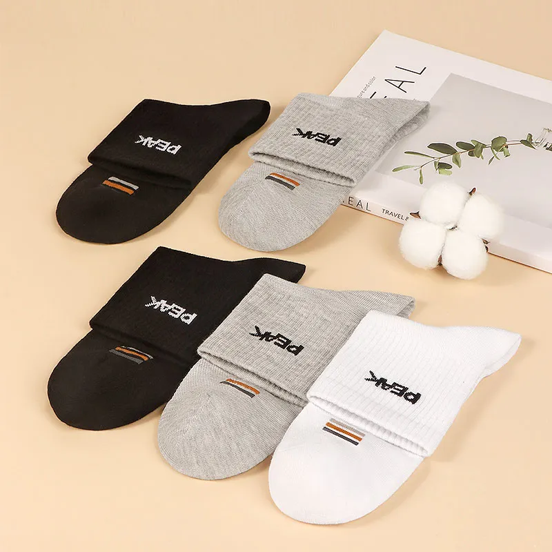 PEAK Mid Calf Socks Unisex 6 Pack-11