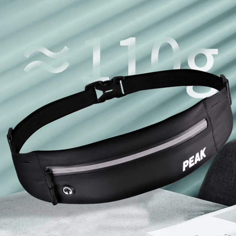 PEAK Running Equipment Polyamide Matte Lycra Unisex Black-3