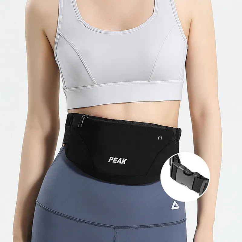 PEAK Lenzing Fabric With 290T Twill Fanny Pack Unisex Black-5