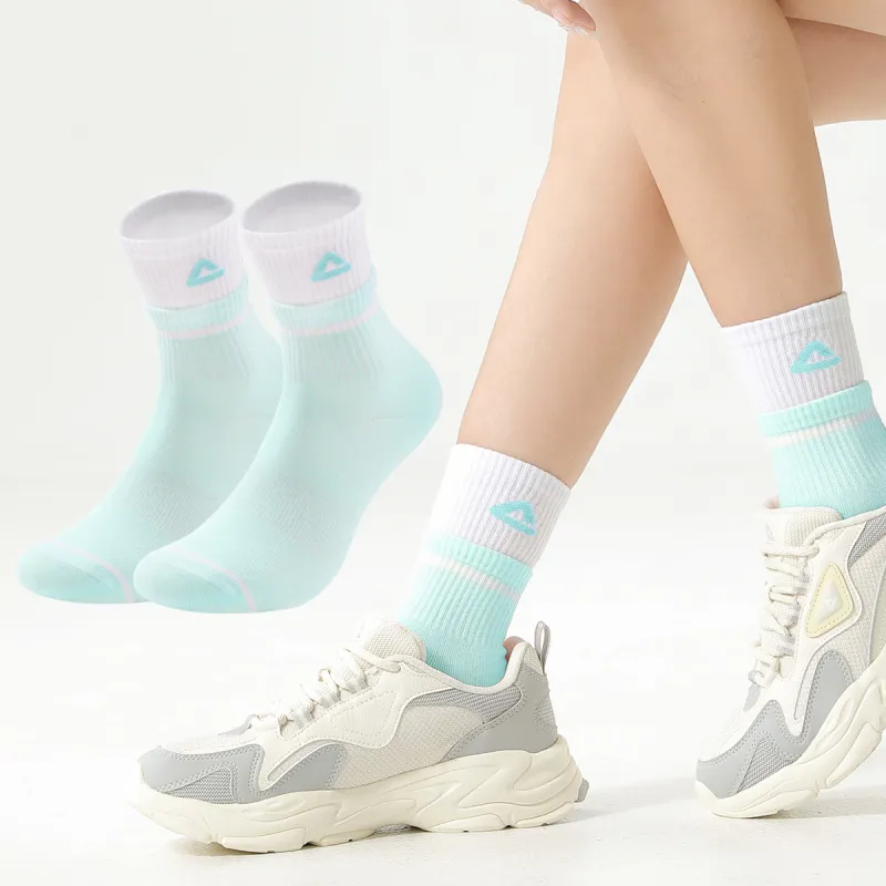 PEAK Mid Calf Socks Women's 2 Pack-4