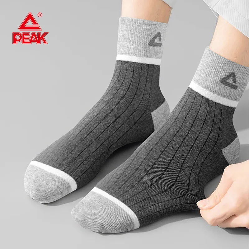 PEAK Mid Calf Socks Unisex 6 Pack-6