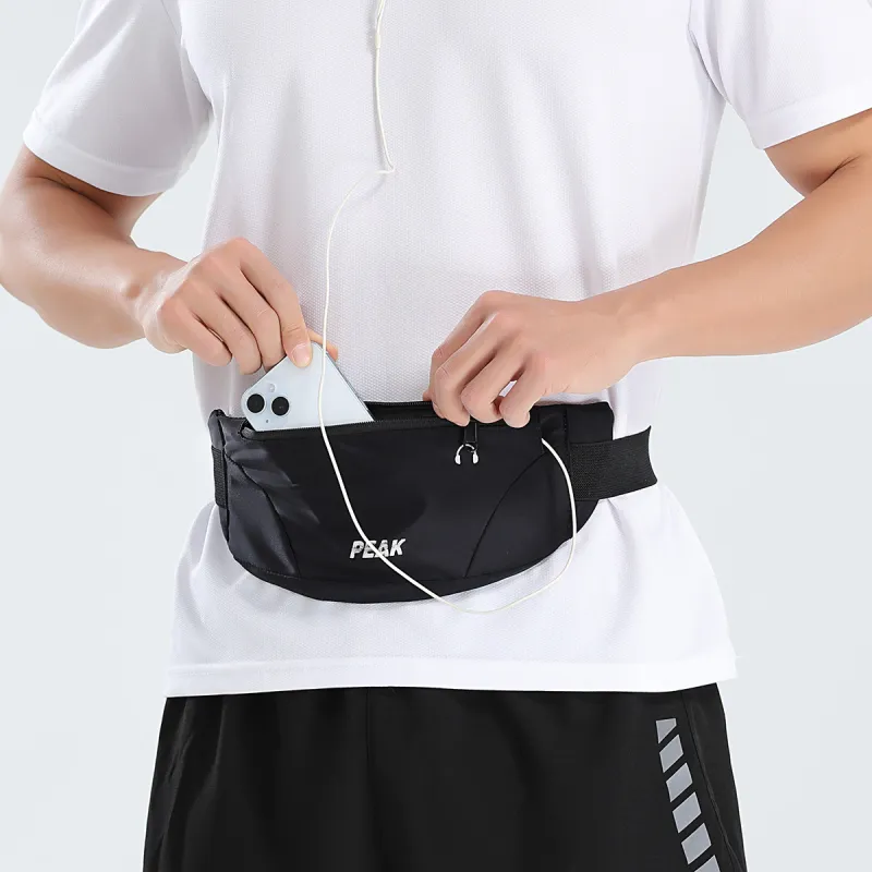 PEAK Lenzing Fabric With 290T Twill Fanny Pack Unisex Black-3