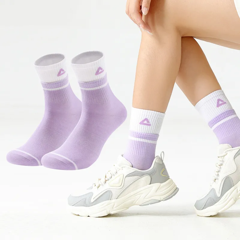 PEAK Mid Calf Socks Women's 2 Pack-7