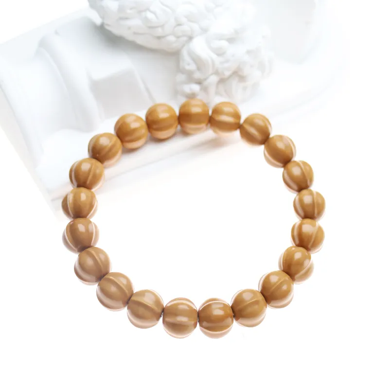 Bluish Reverie Monkey Head Walnut Bracelets Unisex-3