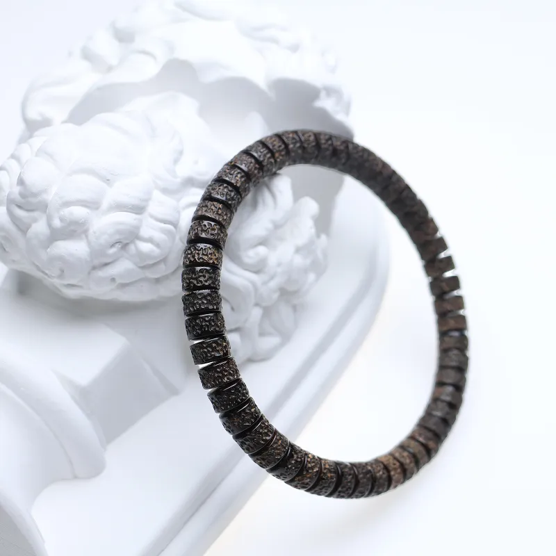 Bluish Reverie Coconut Shell Beads Bracelets Unisex-4