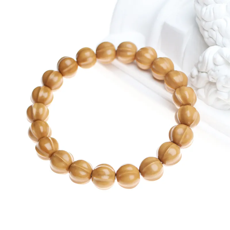 Bluish Reverie Monkey Head Walnut Bracelets Unisex-2