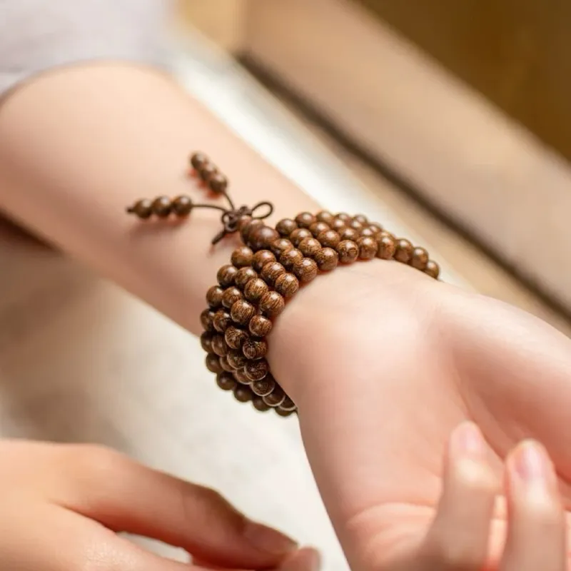 Bluish Reverie Golden Sandalwood Bracelets Unisex-3