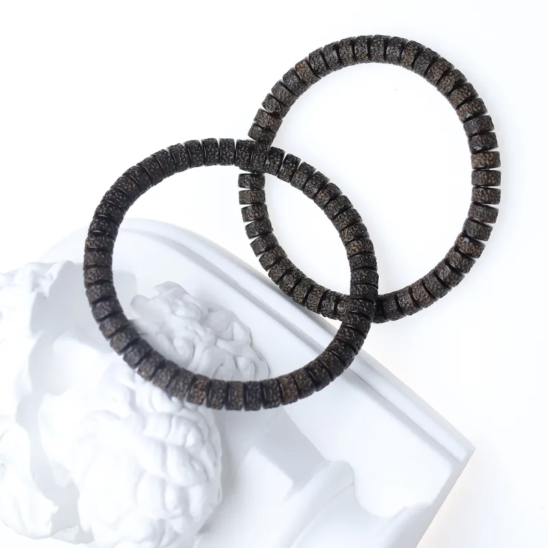 Bluish Reverie Coconut Shell Beads Bracelets Unisex-5