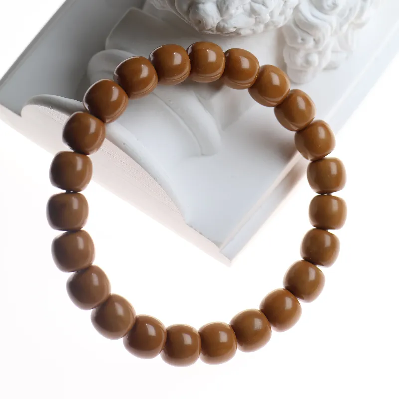 Bluish Reverie Monkey Head Walnut Bracelets Unisex-4