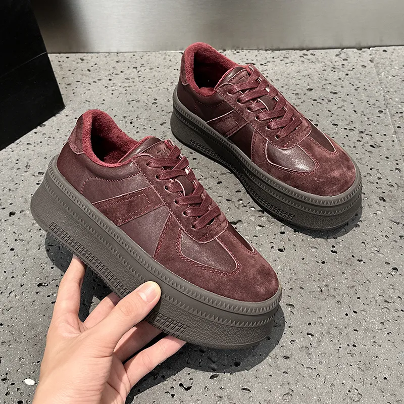 MEIZUSHENGHUI German Army Trainers Cushioning Skateboard Shoes Women's-1