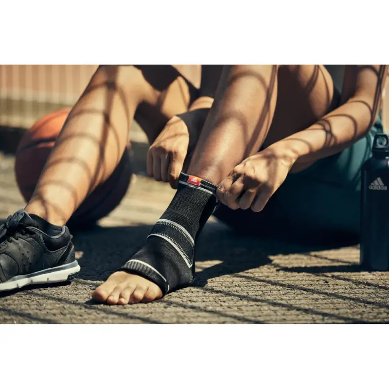 Adidas Ankle Braces Soccer Basketball Running Cycling Hiking Unisex Elastane, Nylon-9
