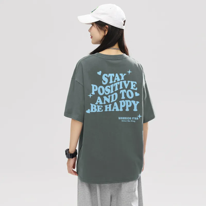 Warrior Laugh Series Drop Shoulder Sleeve T Shirt Women's-12