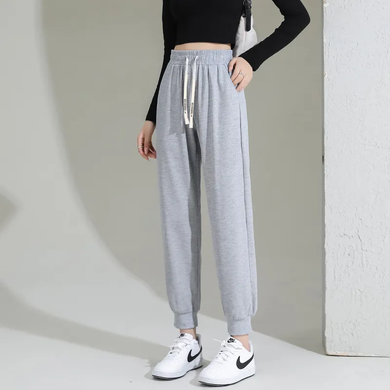 Warrior Ride The Wind And Waves Series Knitted Sweatpants Women's-9
