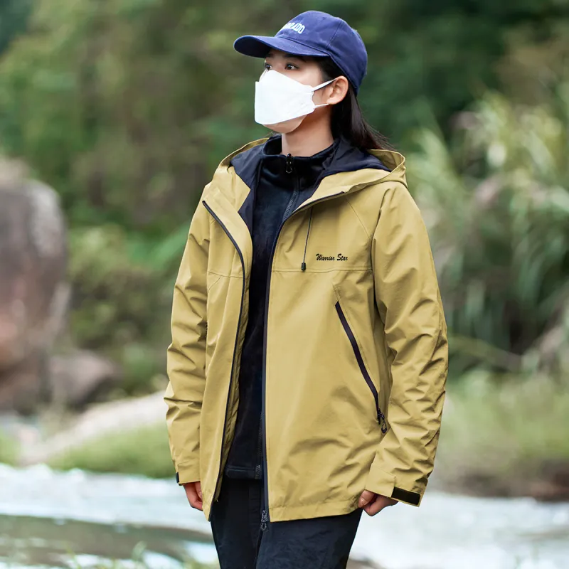 Warrior Lace Up Waterproof And Windproof Windbreaker Jacket Unisex-38