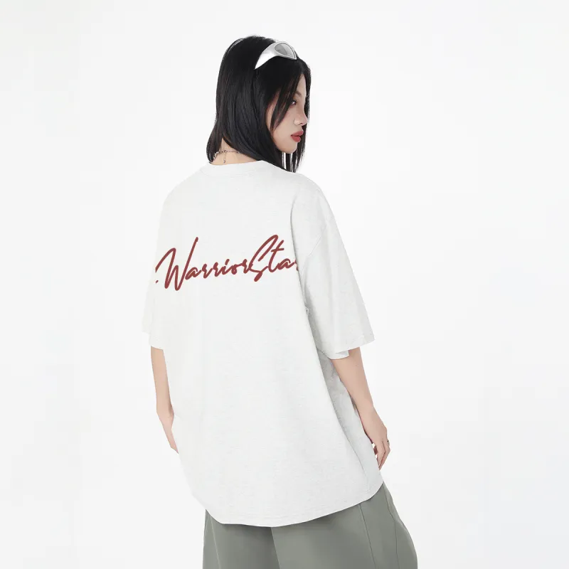 Warrior Drop Shoulder Sleeve T Shirt Unisex-19