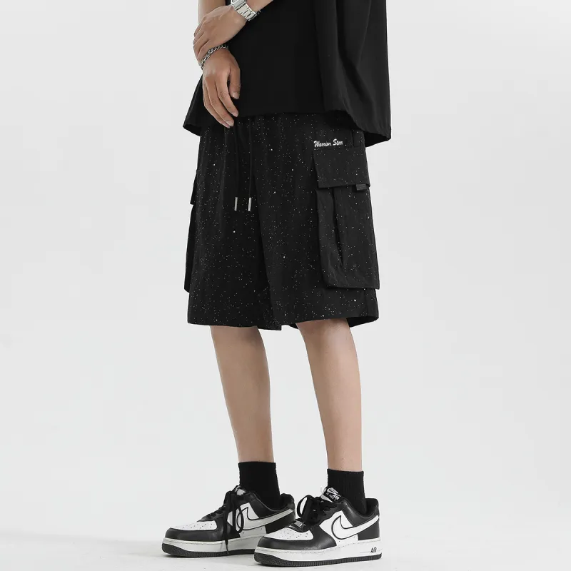 WARRIOR Casual Shorts Unisex Black-3