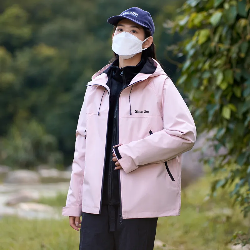 Warrior Lace Up Waterproof And Windproof Windbreaker Jacket Unisex-82