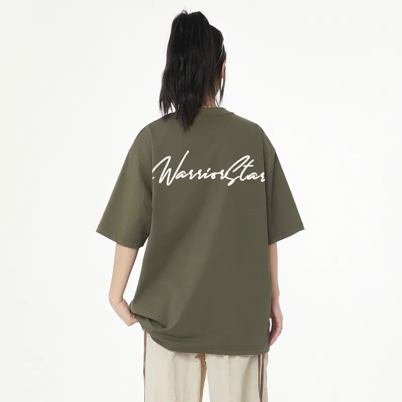 Warrior Drop Shoulder Sleeve T Shirt Unisex-28