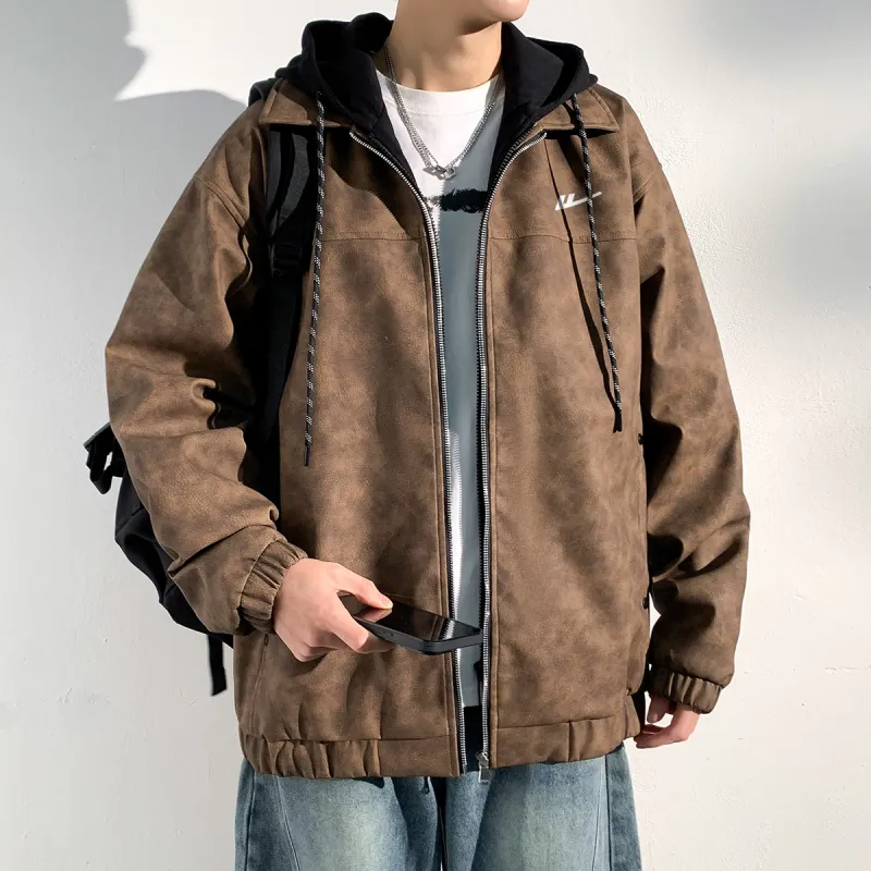Warrior Jackets Coats Unisex Coffee-12