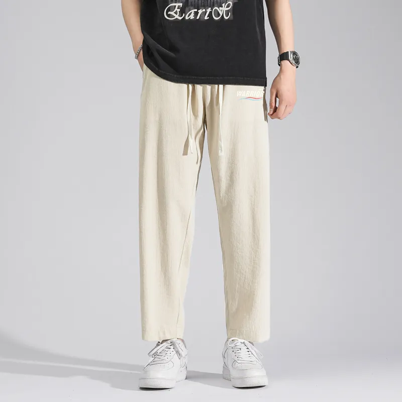 Warrior Casual Pants Unisex Black-12