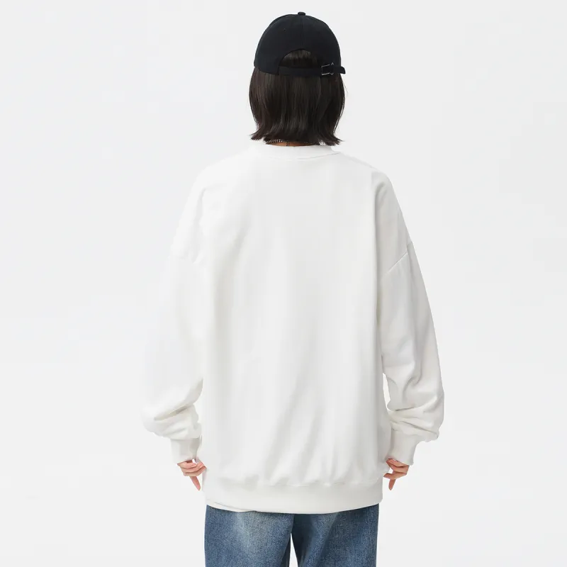 Warrior Sweatshirt Unisex White-2