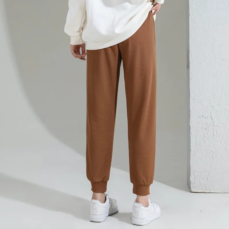 Warrior Ride The Wind And Waves Series Knitted Sweatpants Women's-15