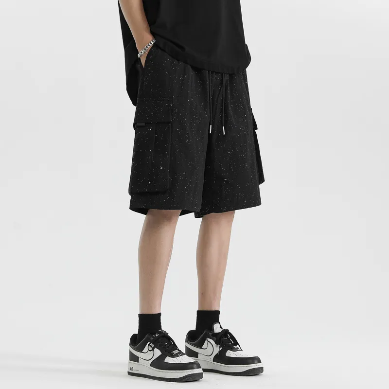 WARRIOR Casual Shorts Unisex Black-2
