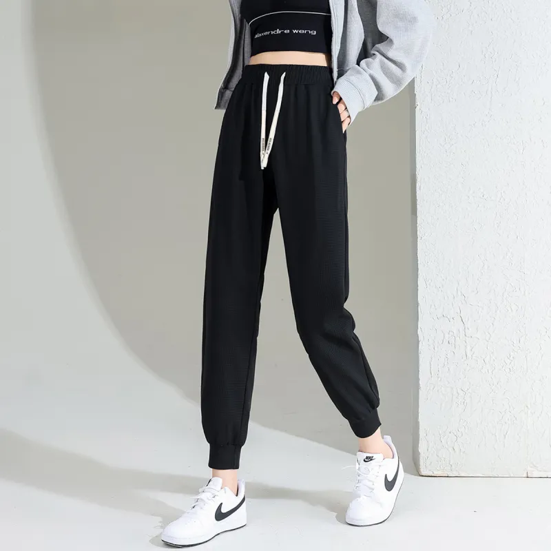 Warrior Ride The Wind And Waves Series Knitted Sweatpants Women's-2