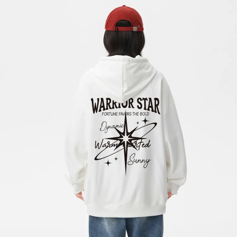 Warrior Sweatshirt Unisex White-2