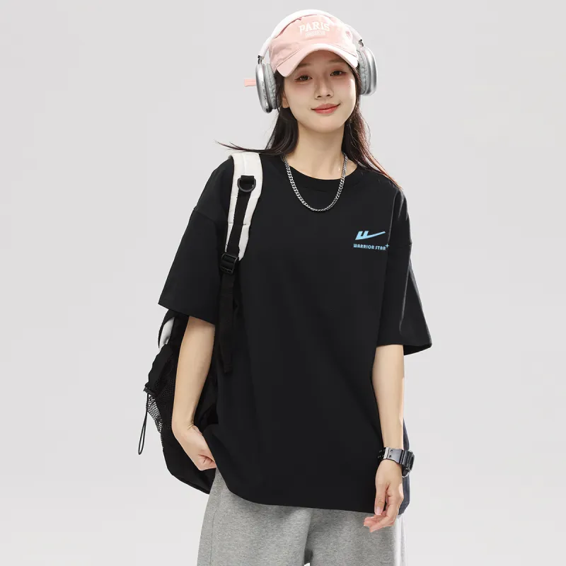 Warrior Laugh Series Drop Shoulder Sleeve T Shirt Women's-8