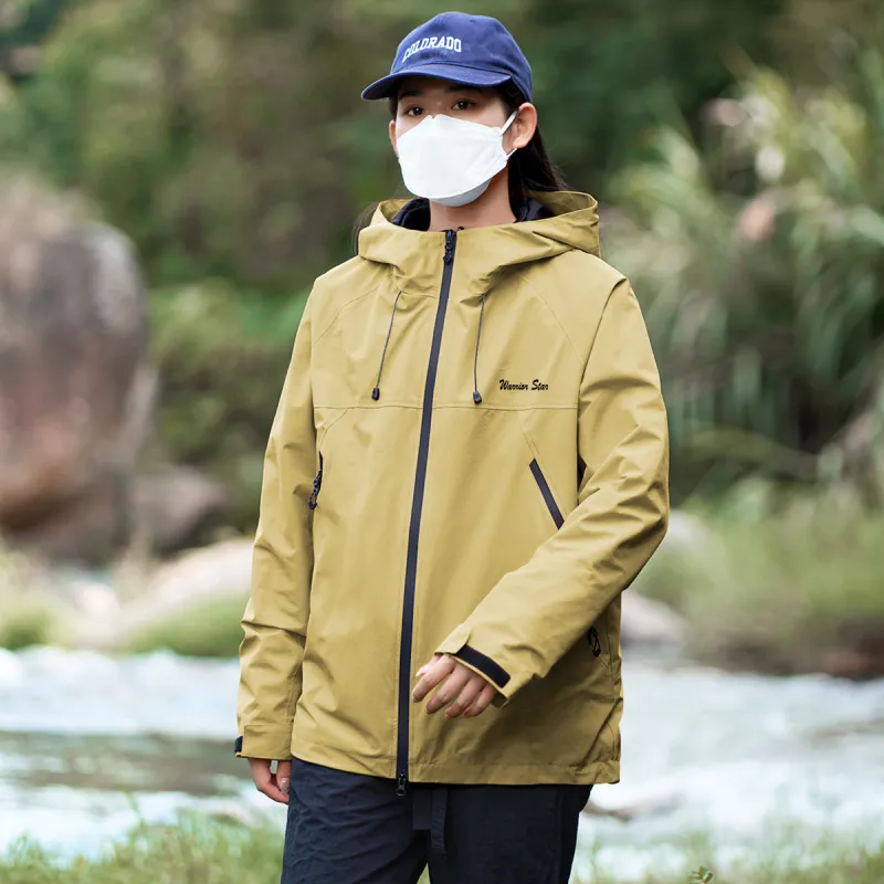 Warrior Lace Up Waterproof And Windproof Windbreaker Jacket Unisex-37