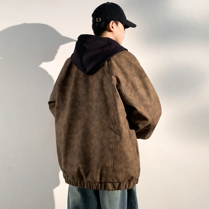 Warrior Jackets Coats Unisex Coffee-14