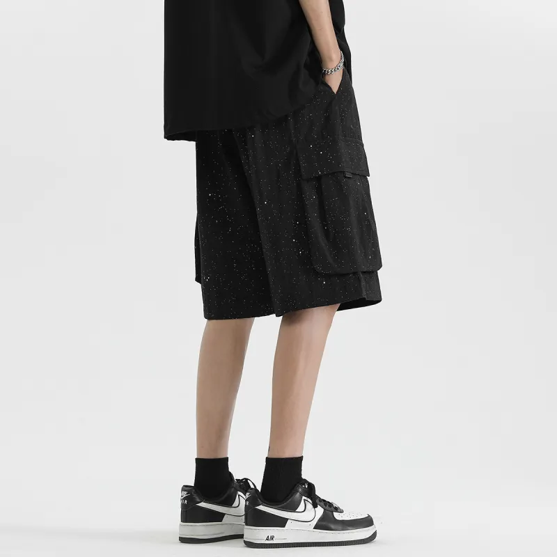 WARRIOR Casual Shorts Unisex Black-5