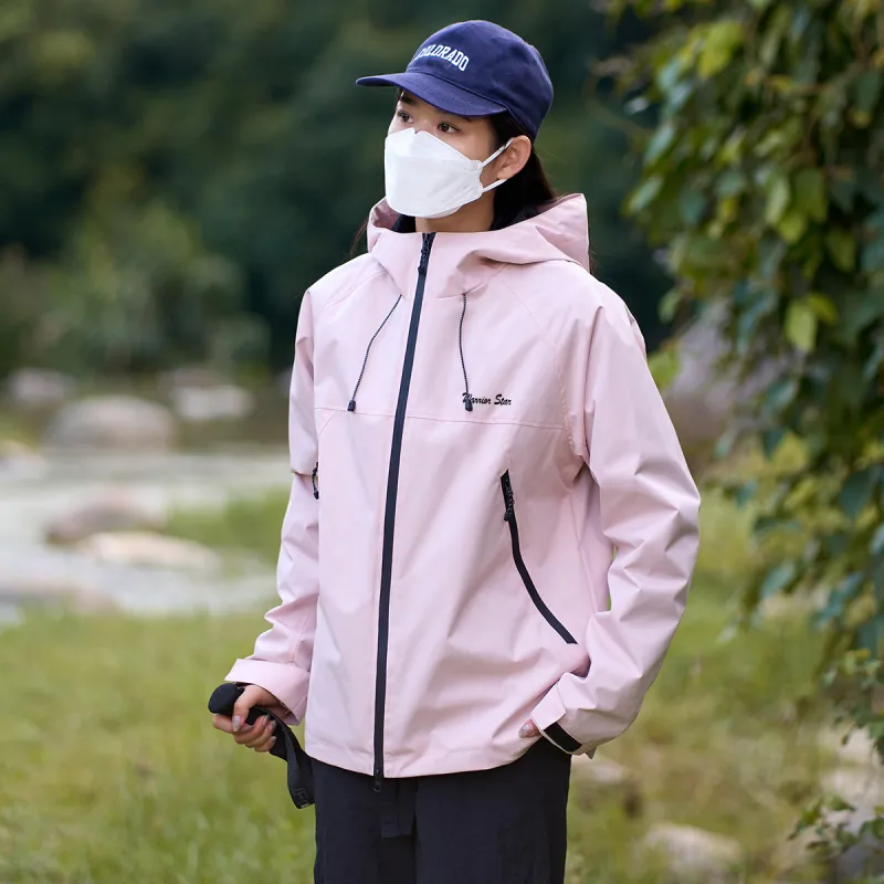 Warrior Lace Up Waterproof And Windproof Windbreaker Jacket Unisex-44