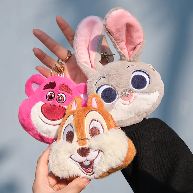 Disney Strawberry Series Plush Pendants Unisex-5