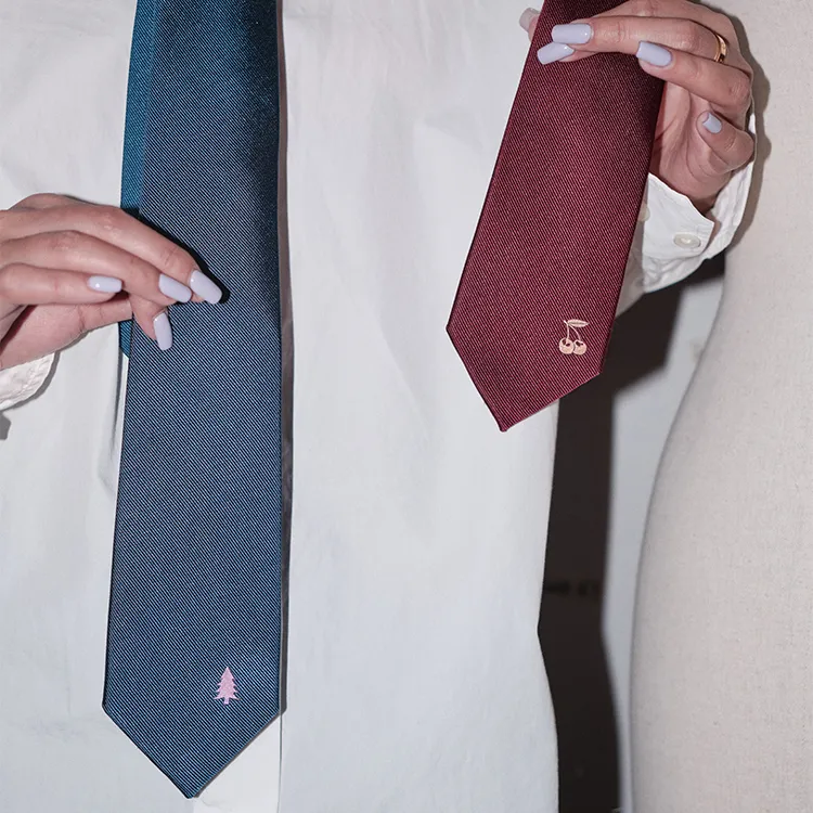 LOST PATTERN Ties Unisex-4