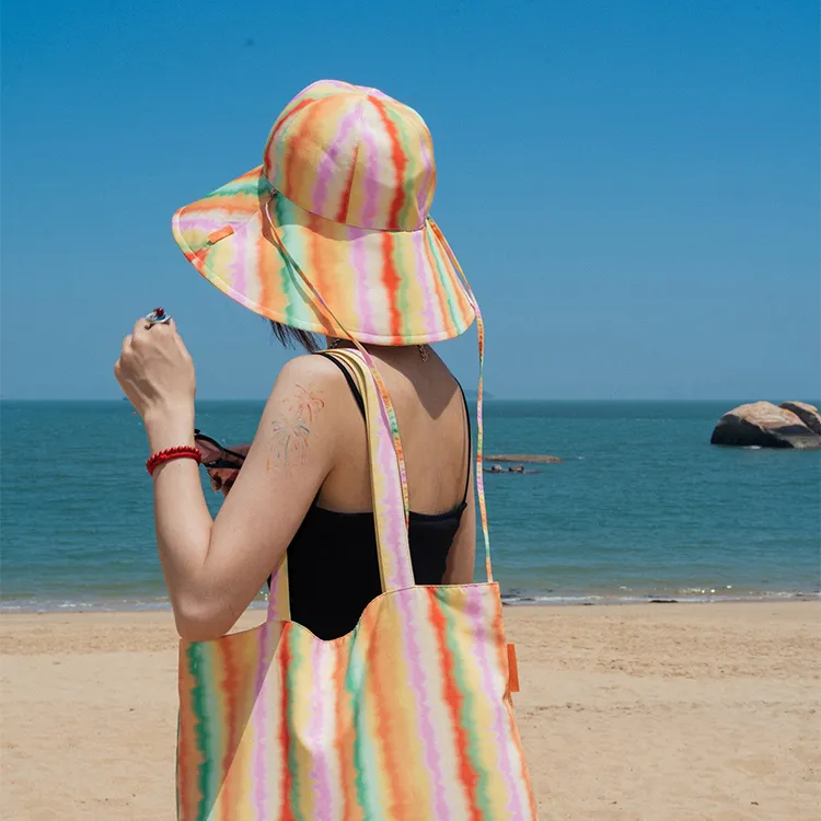 LOST PATTERN Polyester Bucket Hats Women's-1