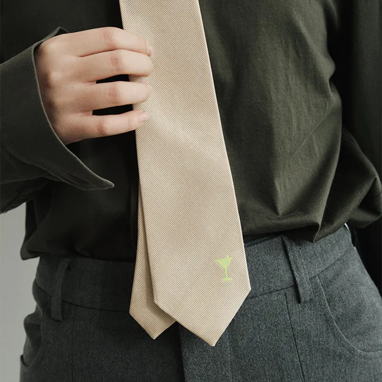 LOST PATTERN Mulberry Silk Ties Unisex-2